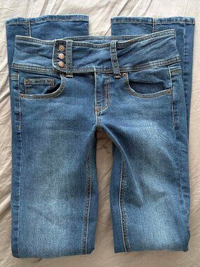 bdg belted stretch denim jeans - 27